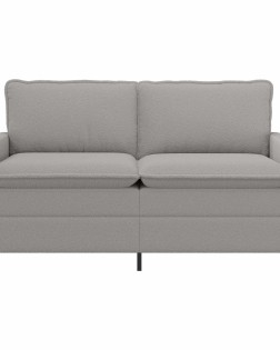 Kanapé világosszürke 156 x 81 x 87,5 cm szövet