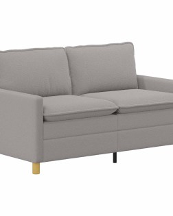 Kanapé világosszürke 156 x 81 x 87,5 cm szövet