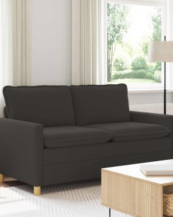 Kanapé sötétszürke 156 x 81 x 87,5 cm szövet