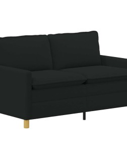 Kanapé fekete 156 x 81 x 87,5 cm szövet