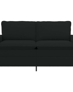 Kanapé fekete 156 x 81 x 87,5 cm szövet