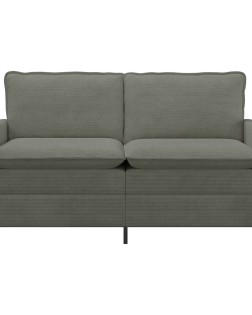 Kanapé világosszürke 156 x 81 x 87,5 cm szövet