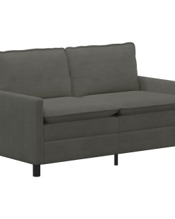 Kanapé sötétszürke 156 x 81 x 87,5 cm szövet