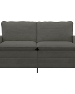 Kanapé sötétszürke 156 x 81 x 87,5 cm szövet
