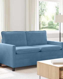 Kanapé kék 156 x 81 x 87,5 cm szövet