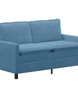 Kanapé kék 156 x 81 x 87,5 cm szövet