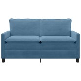 Kanapé kék 156 x 81 x 87,5 cm szövet Kanapé kék 156 x 81 x 87,5 cm szövet