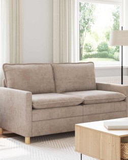 Kanapé bézs 156 x 81 x 87,5 cm poliészter
