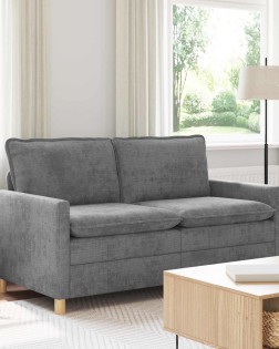 Kanapé világosszürke 156 x 81 x 87,5 cm poliészter