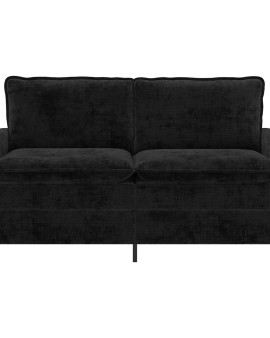 Kanapé fekete 156 x 81 x 87,5 cm poliészter
