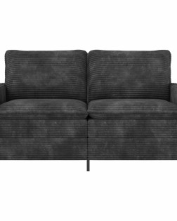 Kanapé sötétszürke 156 x 81 x 87,5 cm poliészter