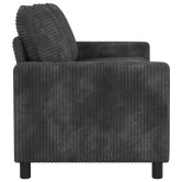 Kanapé sötétszürke 156 x 81 x 87,5 cm poliészter Kanapé sötétszürke 156 x 81 x 87,5 cm poliészter