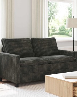 Kanapé antracitszürke 156 x 81 x 87,5 cm poliészter