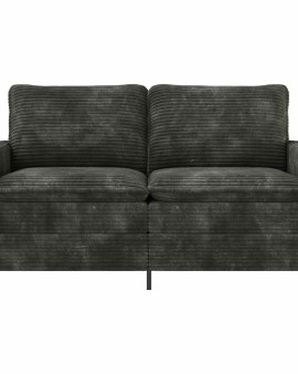 Kanapé antracitszürke 156 x 81 x 87,5 cm poliészter