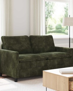 Kanapé zöld 156 x 81 x 87,5 cm poliészter