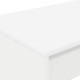Ágyíróasztal fehér 100 x 45 x 75 cm faanyag