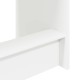 Ágyíróasztal fehér 100 x 45 x 75 cm faanyag