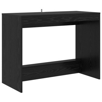 Ágyíróasztal fekete tölgy szerelt fa 100 x 45 x 75 cm