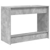 Ágyíróasztal betonszürke szerelt fa 100 x 45 x 75 cm