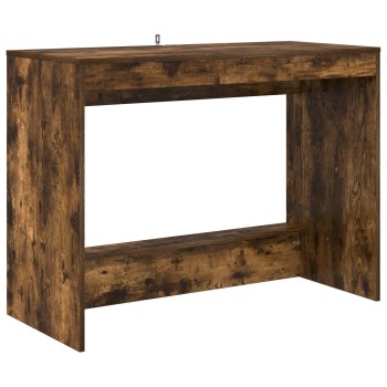 Ágyíróasztal füstös tölgy szerelt fa 100 x 45 x 75 cm