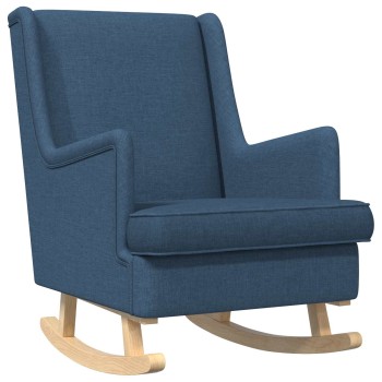Hintaszék kék 62 x 80 x 85 cm szövet