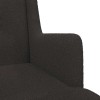 Hintaszék fekete 62 x 80 x 85 cm bouclé