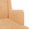 Hintaszék bézs 62 x 80 x 85 cm bouclé
