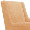 Hintaszék bézs 62 x 80 x 85 cm bouclé
