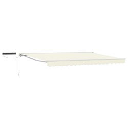 Elektromos kihúzható napernyő krém 5 x 3 m