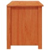 Cipőszekrény viaszbarna 110 x 38 x 45,5 cm tömör fenyő