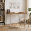 110 x 55 x 75 cm tömör akácfa természetes és fehér