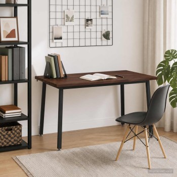 140 x 70 x 75 cm tömör akácfa sötétbarna és fekete