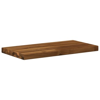 Téglalap asztallap 90 x 20 x 3,2 cm négyszögletes tömör akácfa