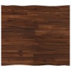 Téglalap asztallap 100 x 80 x 3,2 cm négyszögletes tömör akácfa