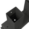 Tűzifa halmozó segéd 2 pcs antracitszürke 34 x 10 x 15 cm acél