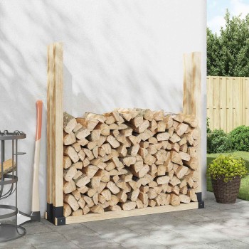 Tűzifa halmozó segéd 2 pcs antracitszürke 34 x 10 x 15 cm acél