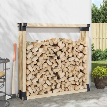 Tűzifa halmozó segéd 12 pcs antracitszürke 34 x 10 x 15 cm acél