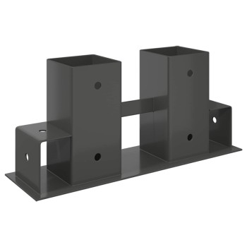 Tűzifa halmozó segéd 12 pcs antracitszürke 34 x 10 x 15 cm acél