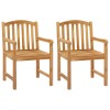 Kézzel faragott rózsaszék 2 pcs természetes 58 x 60 x 90 cm