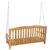 Hinta pad természetes 114 x 60 x 60,5 cm tömör teakfa