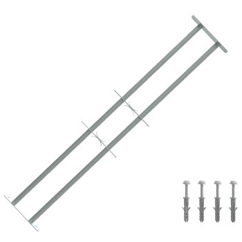 Ablakokhoz való biztonsági rács 2 keresztgerendával 3 pcs