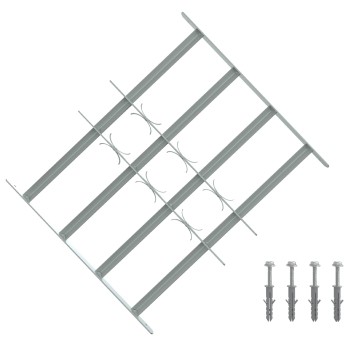 Ablakok biztonsági rács 4 keresztlécsel 3 pcs 430-740 mm
