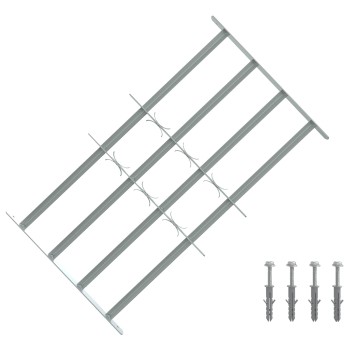 Ablakok biztonsági rács 4 keresztlécsel 3 pcs 630-1140 mm