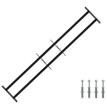 Ablakokhoz való biztonsági rács 2 keresztgerendával 3 pcs