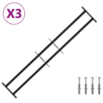 Ablakokhoz való biztonsági rács 2 keresztgerendával 3 pcs