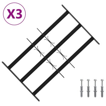 Ablakokhoz készült biztonsági rács, 3 keresztléccel 3 pcs