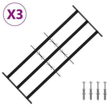 Ablakokhoz készült biztonsági rács, 3 keresztléccel 3 pcs