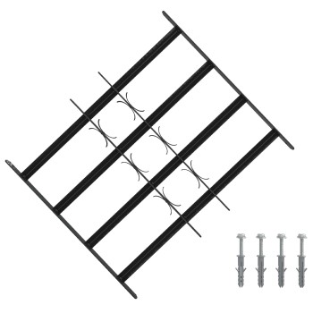 Ablakok biztonsági rács 4 keresztlécsel 3 pcs 43-74 cm