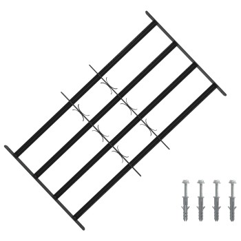 Ablakok biztonsági rács 4 keresztlécsel 3 pcs 63-114 cm
