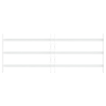 Ablakokhoz készült biztonsági rács, 3 keresztléccel 63-114 cm